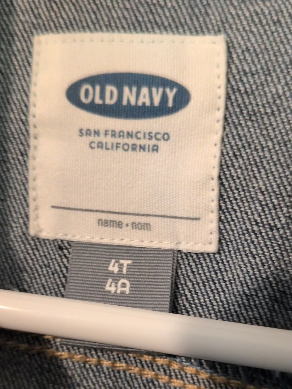 Old Navy Kids' Dark Blue Denim Jacket